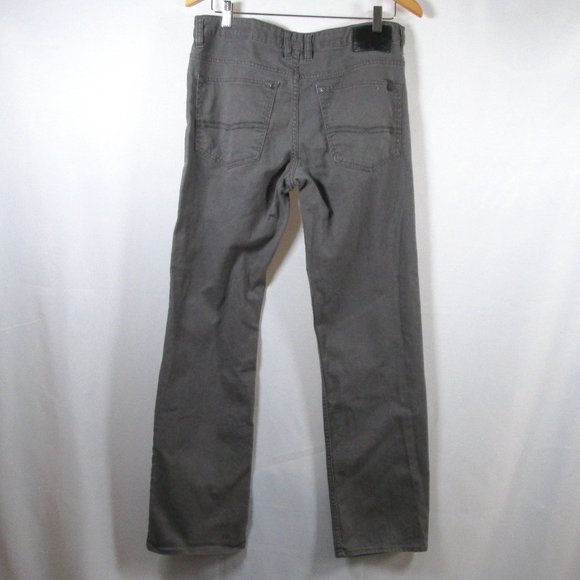 BUFFALO DAVID BRITTON SAM-X Mens Grey Slim Straight Stretch Jeans Pre-ow… - Picture 1 of 7